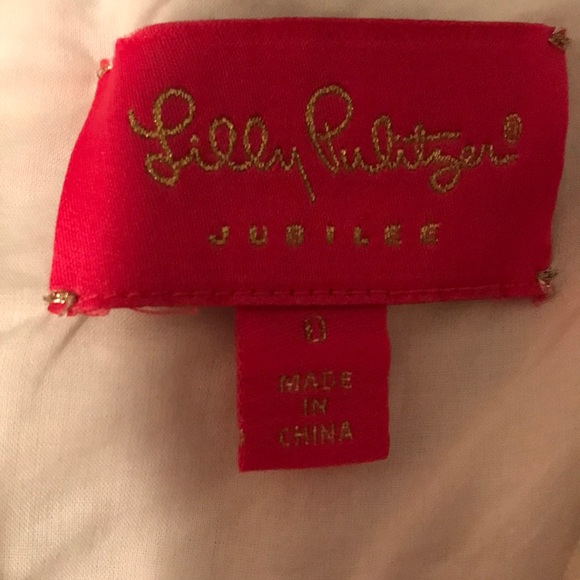 Lilly Pulitzer Jubilee white halter top - Picture 4 of 4